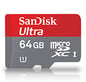 SanDisk MicroSDHC Ultra 64GB, Class 10