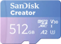 SanDisk Creator MicroSDXC 512GB