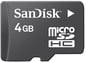 SanDisk MicroSDHC 4GB, Class 4