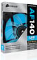 Corsair Air Series AF140 Quiet edition LED Blå