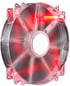 Cooler Master MegaFlow 200 Röd, bulk
