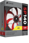 Corsair Air Series SP140 LED Röd 2-pack