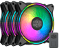 Cooler Master MasterFan MF120 Halo Svart 3-pack