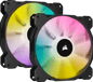 Corsair SP140 RGB ELITE 140mm Double Pack Svart