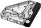 EK-Quantum Momentum VRM Bridge ROG Crosshair VIII Formula D-RGB -Plexi