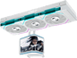 Lian Li HydroShift II OLED Curved 360 TL White