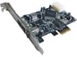 Firewire 3-portar PCIe, 1394A och B