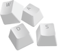 Razer PBT Keycap + Coiled cable set Mercury White