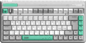 iQunix OG80: Wormhole RGB- Cherry Silent Red