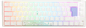 Ducky - One 3 Classic Pure White 65% Cherry Red