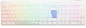 Ducky - One 3 Classic Pure White Fullsize Cherry Blue