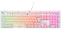 Ducky - One 3 Aura White Fullsize Cherry Silent Red