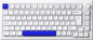 Akkogear MOD 007B PC Blue on White V3 Piano Pro