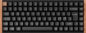 Keychron K2 HE SE Wireless Tri-Mode Hot Swap QMK Gateron 2.0 Purple Magnetic Switch Wood Svart