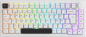 Akkogear 5075B Plus-S Black on White Akko V3 Cream Blue Pro