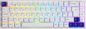Akkogear: 3068B Blue/White Akko CS Jelly Pink
