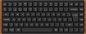 Keychron K3 Ultra Wood Black Wireless POM Brown