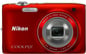 Nikon Coolpix S3100 Röd