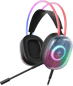 Deltaco Gaming Headset DH230 Semi-transparant LED