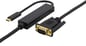 Deltaco USB-C till VGA 3m