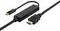 DELTACO USB-C till HDMI 2m