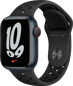 Apple Watch Series 7 (41mm) Aluminium Midnatt Nike LTE