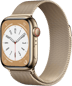 Apple Watch Series 8 (41mm) Stål Guld Loop LTE