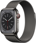 Apple Watch Series 8 (41mm) Stål Grafit Loop LTE