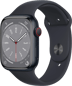 Apple Watch Series 8 (45mm) Aluminium Midnatt Sport LTE