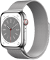 Apple Watch Series 8 (45mm) Stål Silver Loop LTE