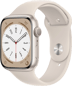 Apple Watch Series 8 (45mm) Aluminium Stjärnglans Sport