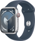 Apple Watch Series 9 (45mm) Aluminium Sport M/L Silver LTE