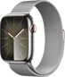 Apple Watch Series 9 (45mm) Stål Loop Silver LTE