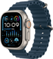 Apple Watch Ultra 2 (49mm) Titanboett Blå Havsband