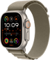 Apple Watch Ultra 2 (49mm) Titanboett Oliv Bergsloop Large