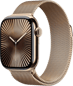 Apple Watch Series 10 (42mm) Titan Milanesisk Loop Guld LTE