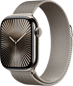 Apple Watch Series 10 (42mm) Titan Milanesisk Loop Naturlig LTE