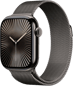 Apple Watch Series 10 (46mm) Titan Milanesisk Loop M/L SkifferLTE