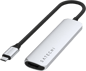 Satechi 4-i-1 USB-C Slim Multiport Adapter 4k - Silver