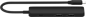 Satechi 4-i-1 USB-C Slim Multiport Adapter 4k - Svart