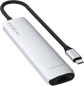 Satechi 7-i-1 USB-C Slim Multiport Adapter med Ethernet - Silver