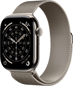 Apple Watch Series 11 (46mm) M/L Titan Milanesisk loop eSIM Naturlig