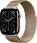 Apple Watch Series 11 (46mm) M/L Titan Milanesisk loop eSIM Guld