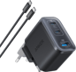 Anker Nano Väggladdare inklusive USB-C kabel 1.5m 70W 3 portar Svart