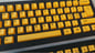 Ducky Keycap Set Thick PBT 109 Yellow Nordic Dyesub
