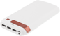 Streetz Powerbank Vit/röd 16000mAh