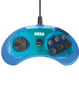 Retro-Bit SEGA MD 6-Button Pad Blue