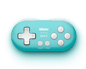 8Bitdo Zero2 Turquoise Edition