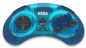 Retro-Bit SEGA MD 8-Button BT Pad Clear Blue