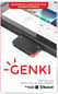 Genki Audio Adapter BT Neon Röd/Blå